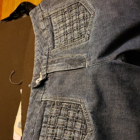 JEANS LONDON WIDELEG BLUE JEANS SIZE 2 - Picture 5 of 8